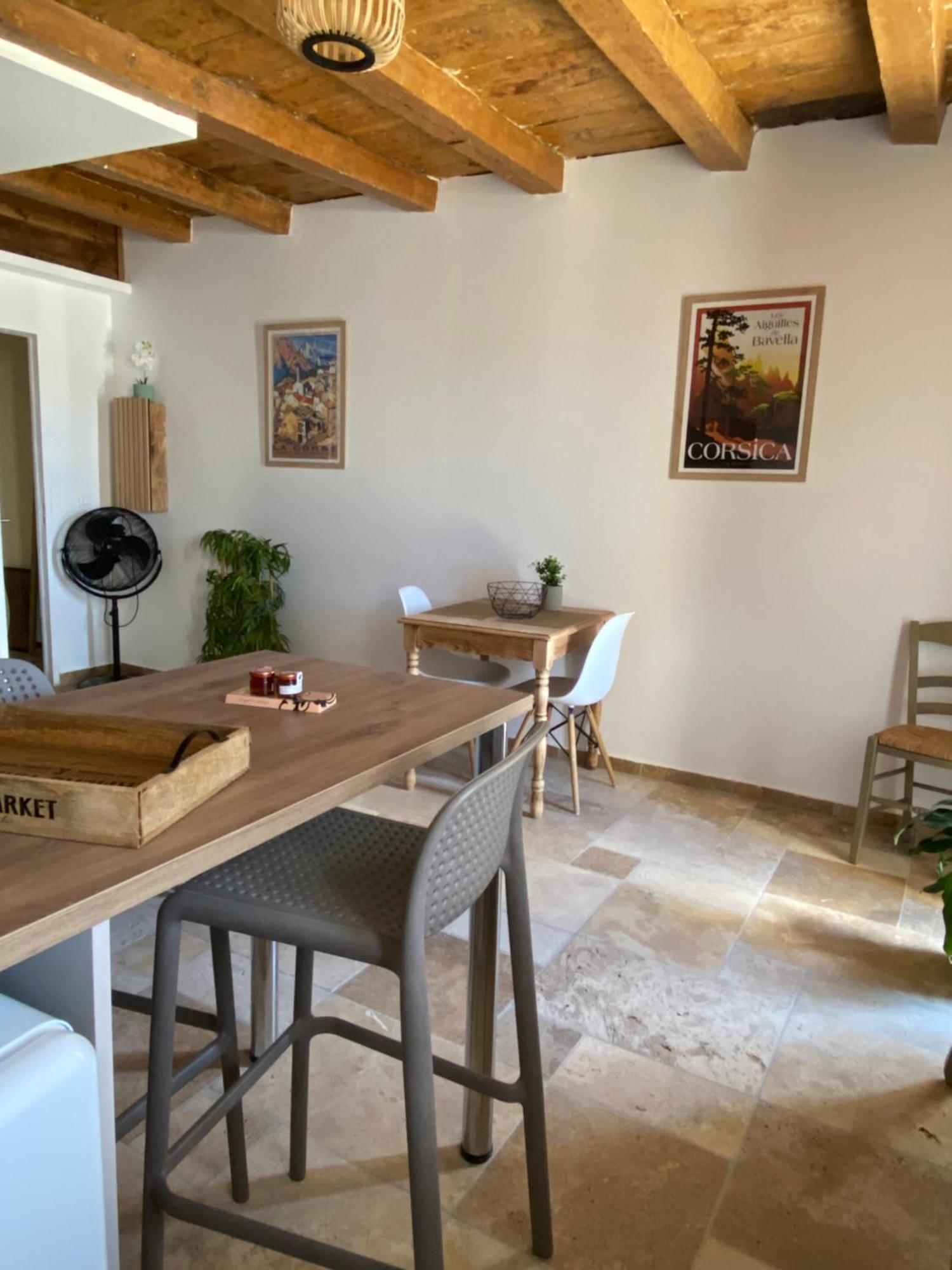 Tres Beau Studio Avec Terrasse Zonza Kültér fotó